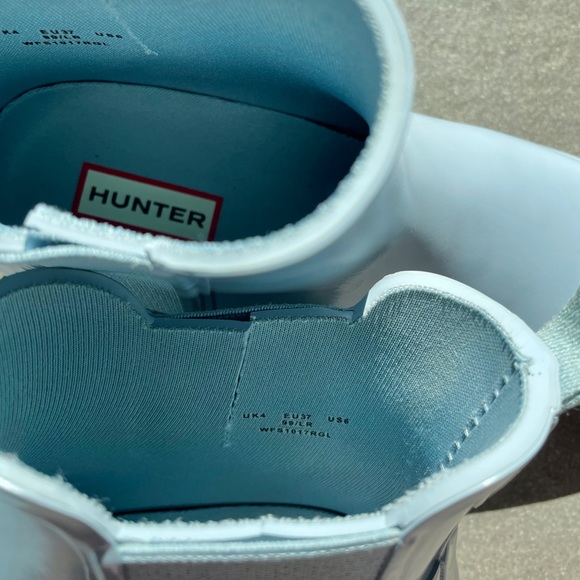 Hunter Refined Gloss Slim Fit Chelsea Rain Boots - Picture 7 of 8